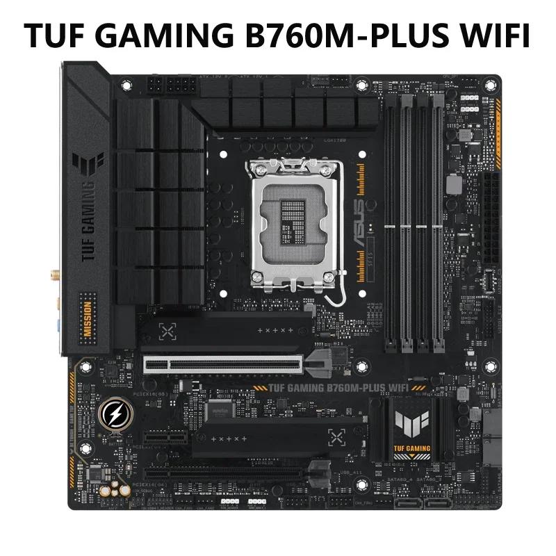 ASUS TUF GAMING B760M-PLUS  , PCIe 5.0, 2xPCIe 4.0 M.2 , DDR5,2.5Gb LAN, 13 , 12   LGA 1700 mATX